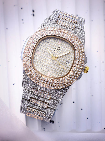Haute Sauce Women Embellished Bracelet Style Analogue Watch